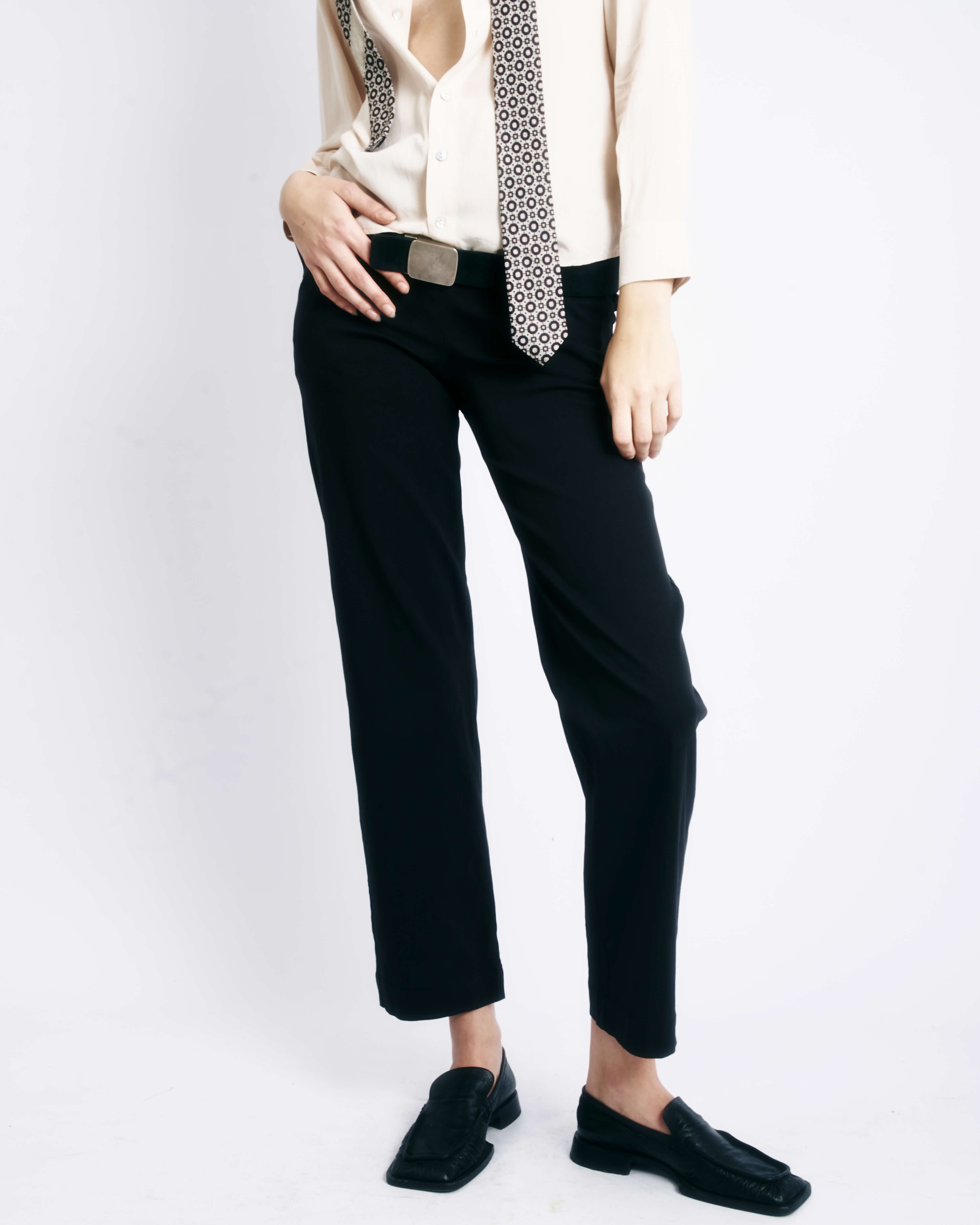 Pink Tailored Trousers Rose
