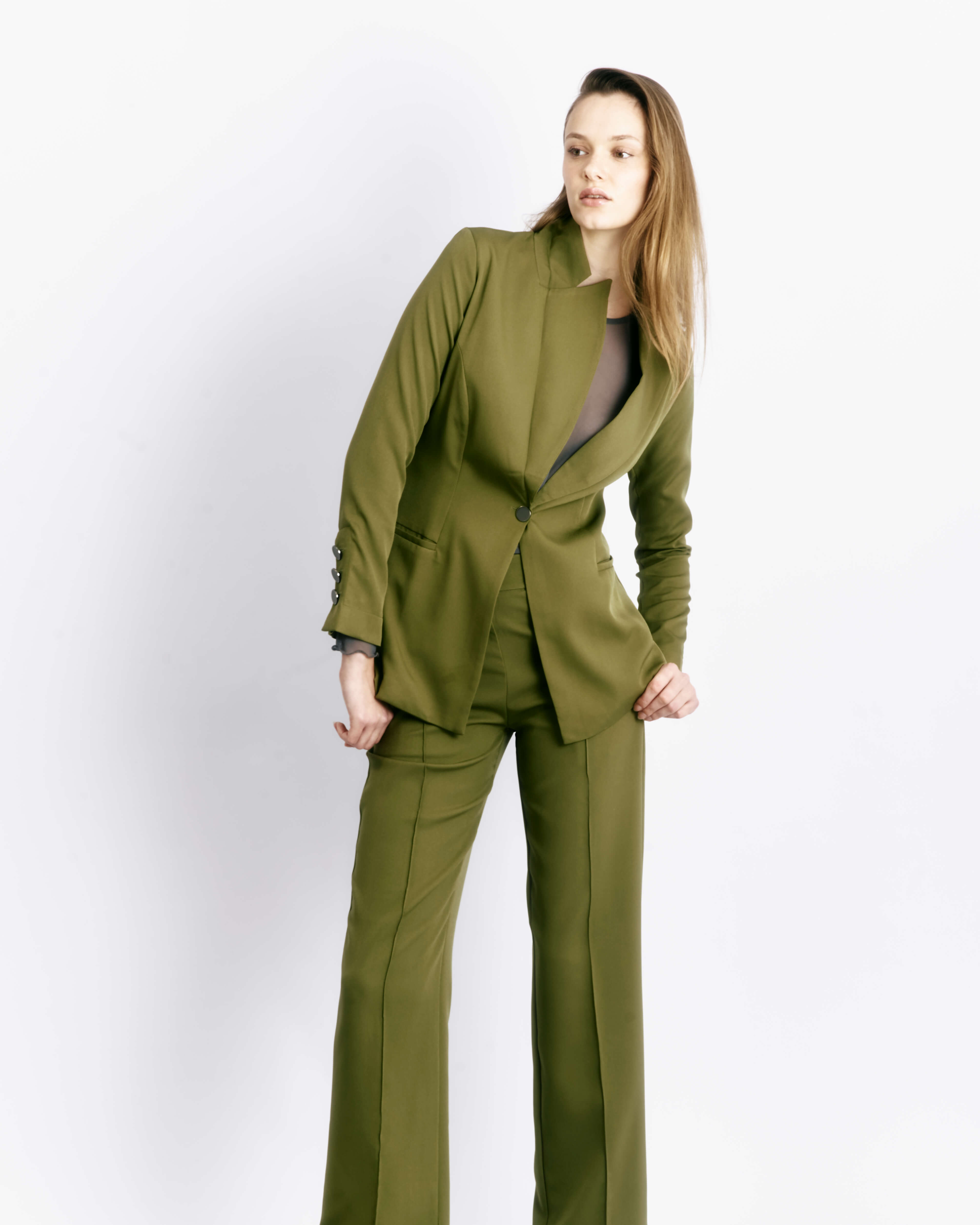Blazer Verde Oliva Camille