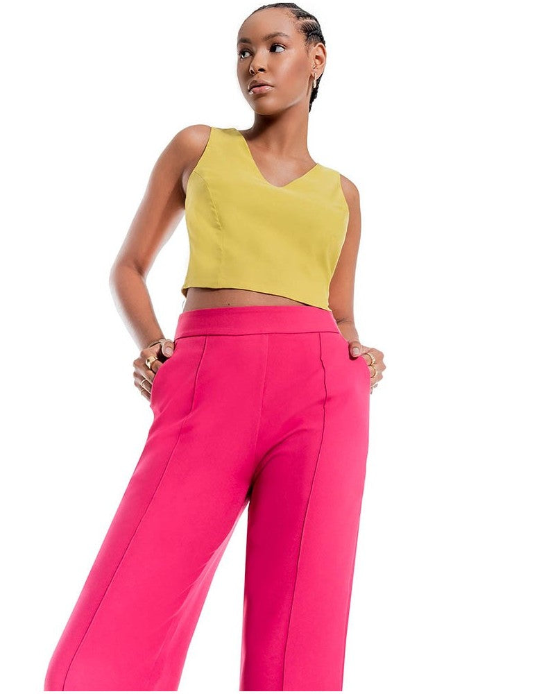 Haut vert citron Emma