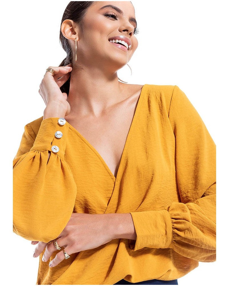 Camisa Mostarda Penélope